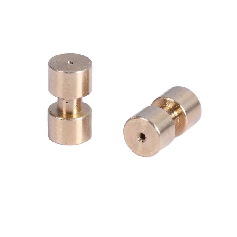 Microbewerking Bronzen CNC-bewerkte toebehoren Onderdelen met tolerantie 0,01-/-0,005 mm